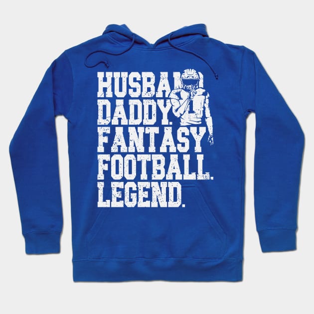 Fantasy Football Husband Daddy Legend Hoodie by Etopix